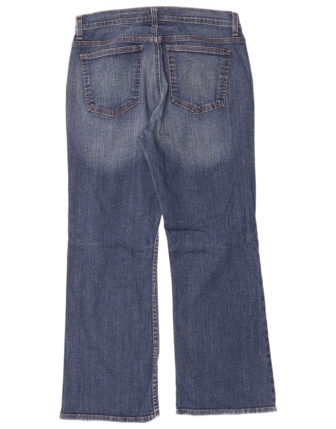 Damskie dżinsy DKNY Petites Bootcut US 10, duże, W30 L26, niebieska bawełna