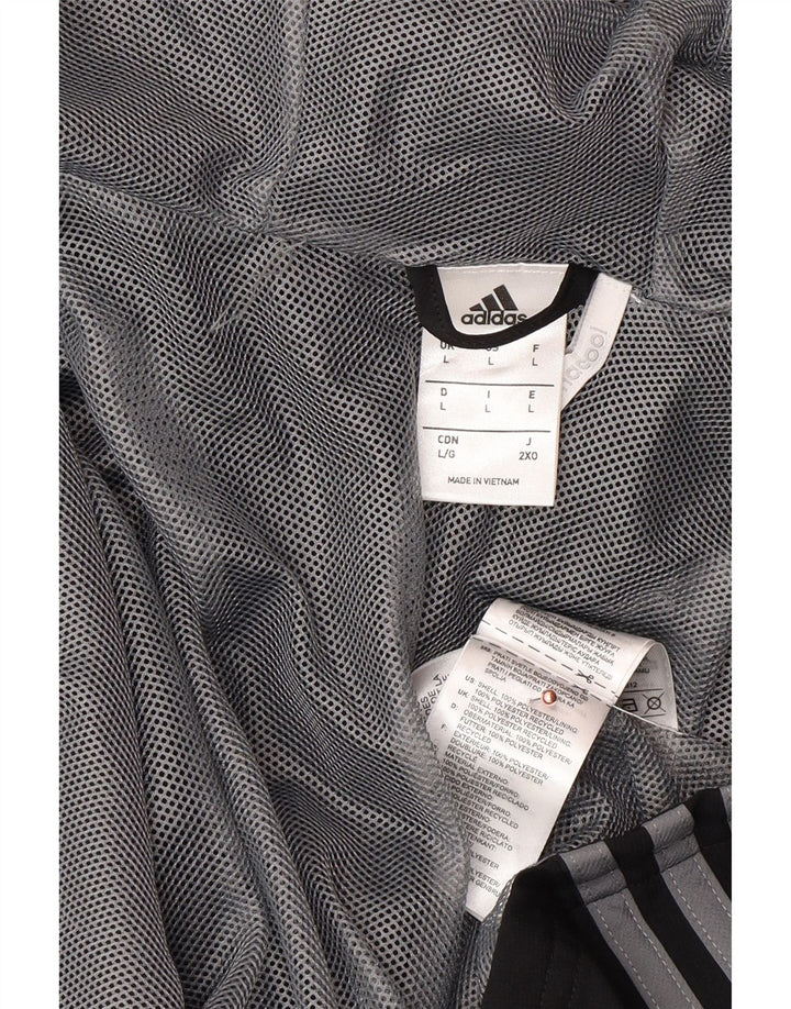Męska bluza dresowa z kapturem Climacool ADIDAS, duża, czarna, poliestrowa