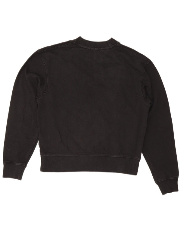 CALVIN KLEIN JEANS Damski sweter oversize UK 6 XS, czarny