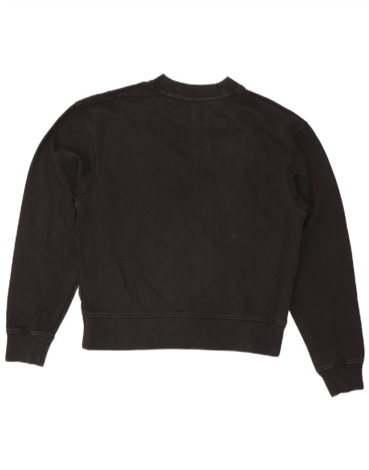 CALVIN KLEIN JEANS Damski sweter oversize UK 6 XS, czarny