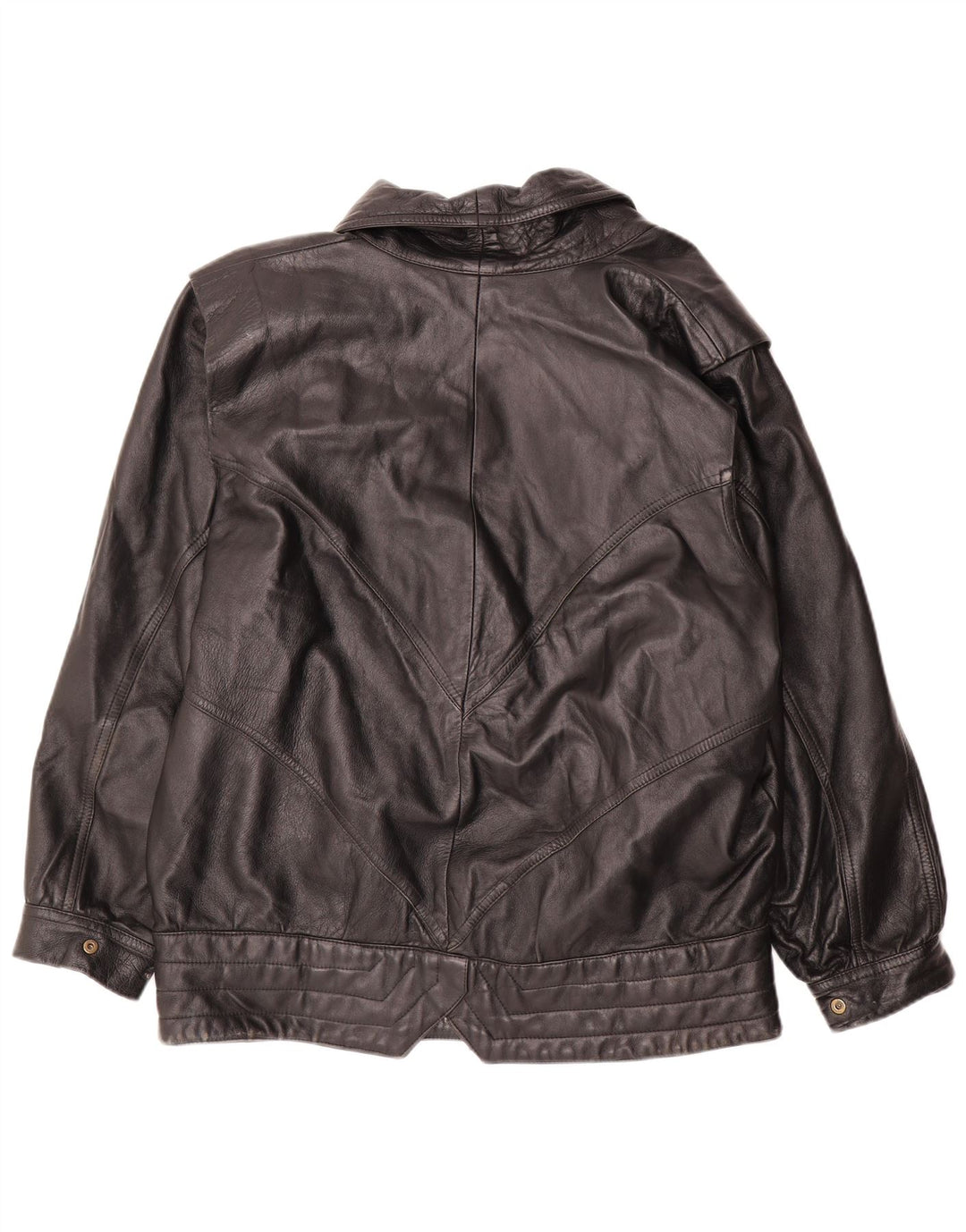 Kurtka skórzana damska PELLETTERIA UK 20 2XL Czarna skóra