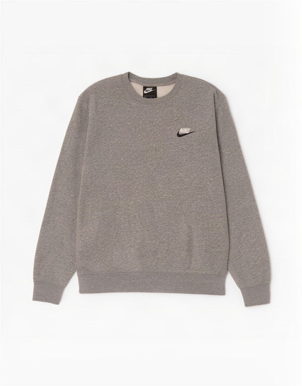 Męska bluza Nike o luźnym kroju, sweter XS, szara, nakrapiana bawełna
