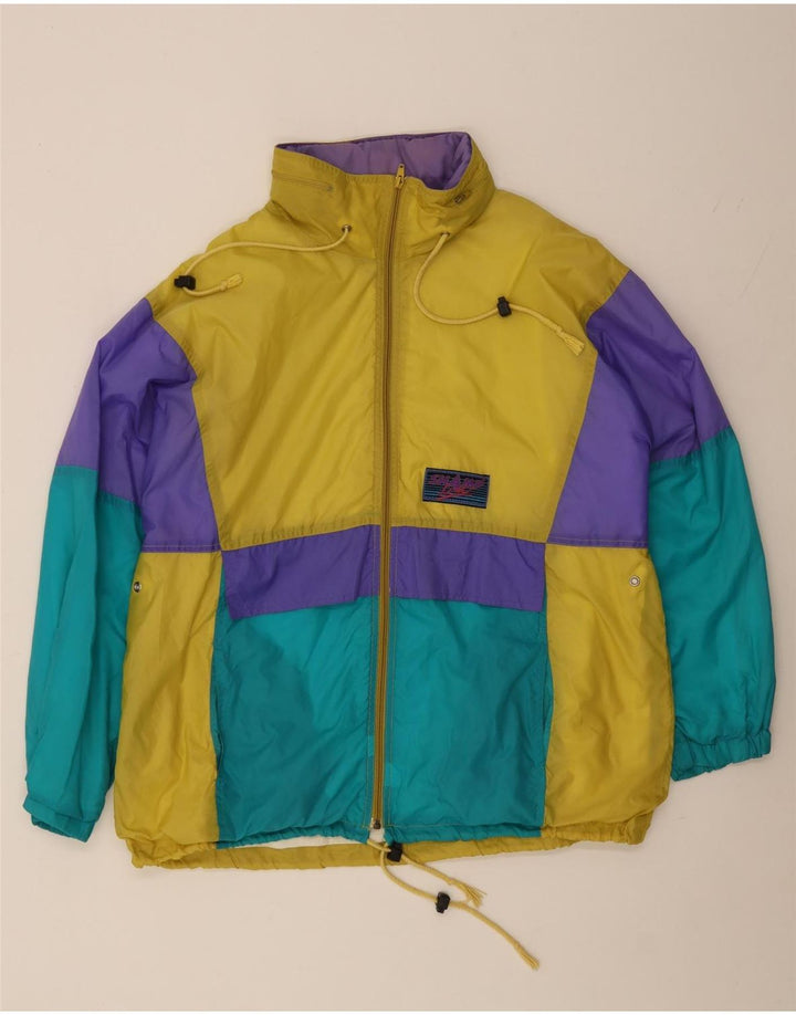SHAMP Mens Windbreaker Jacket IT 48/50 Medium Multicoloured Colourblock