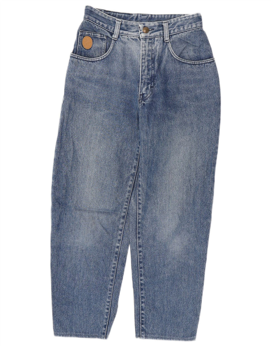 Damskie krótkie jeansy Trussardi W28 L24 Niebieskie bawełniane