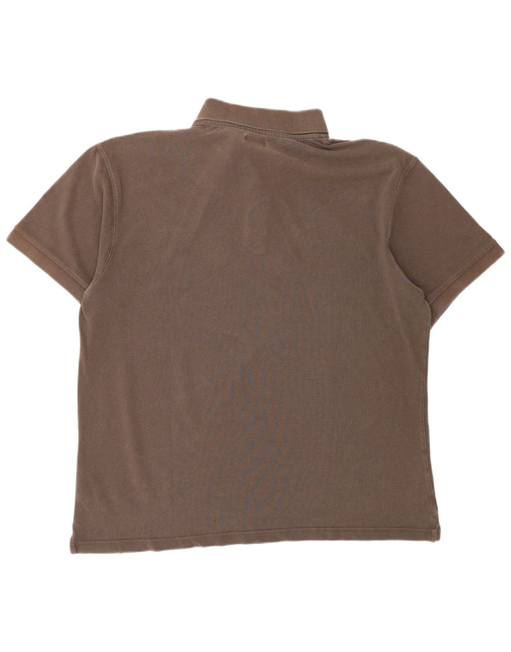 Męska koszulka polo Marlboro Classics 2XL, brązowa, bawełniana