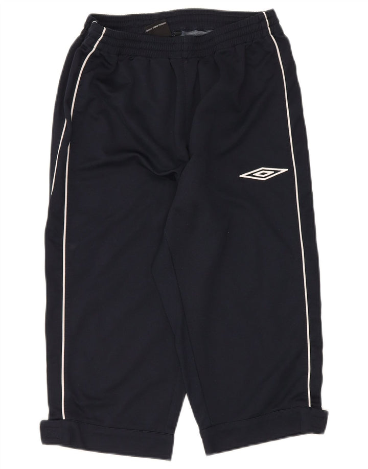 Damskie spodnie dresowe Capri UMBRO UK 16, duże, granatowe, poliestrowe
