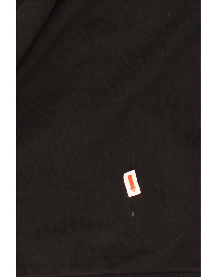 Męska bluza z grafiką Puma, mała, czarna, bawełniana