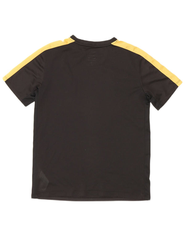 Chłopięcy T-shirt Nike Dri Fit, 13-14 lat XL, czarny poliester z blokami kolorów