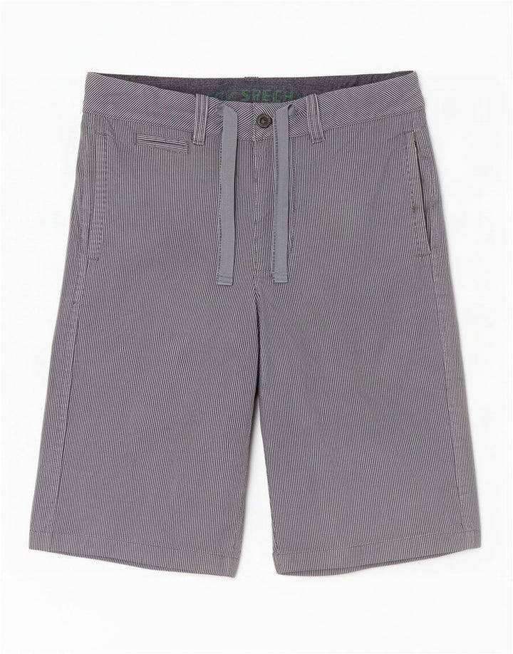 Męskie bermudy Tommy Hilfiger W30 Średni granatowy, bawełniany prążki