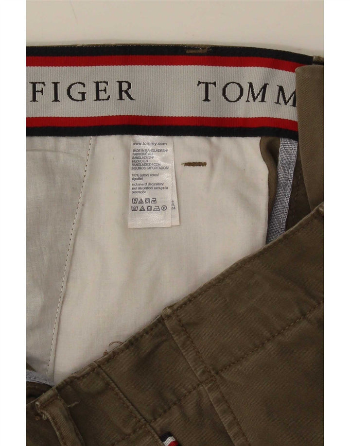 Męskie spodenki cargo Tommy Hilfiger W36, duże, bawełniane w kolorze khaki