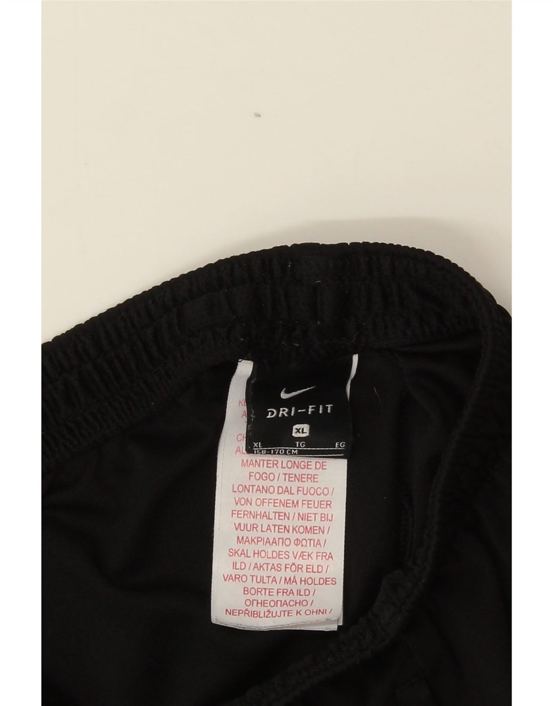 Chłopięce spodnie dresowe Nike 13-14 lat XL, czarny, kolorowy poliester