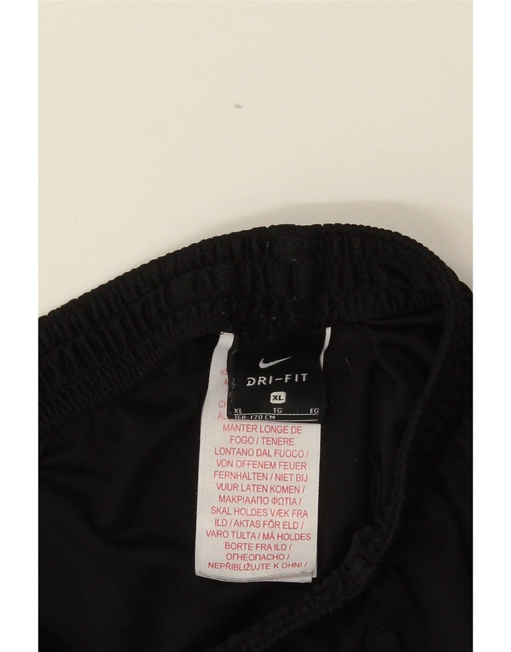 Chłopięce spodnie dresowe Nike 13-14 lat XL, czarny, kolorowy poliester