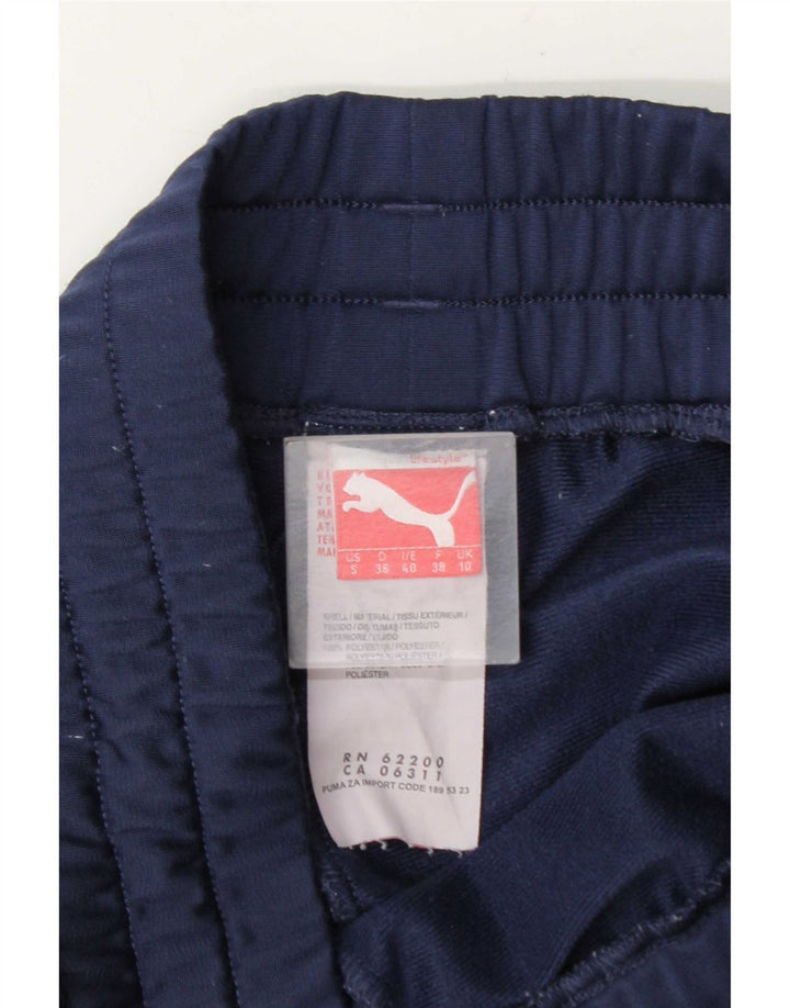Damskie spodnie dresowe Puma Joggers UK 10, małe, granatowe, poliestrowe