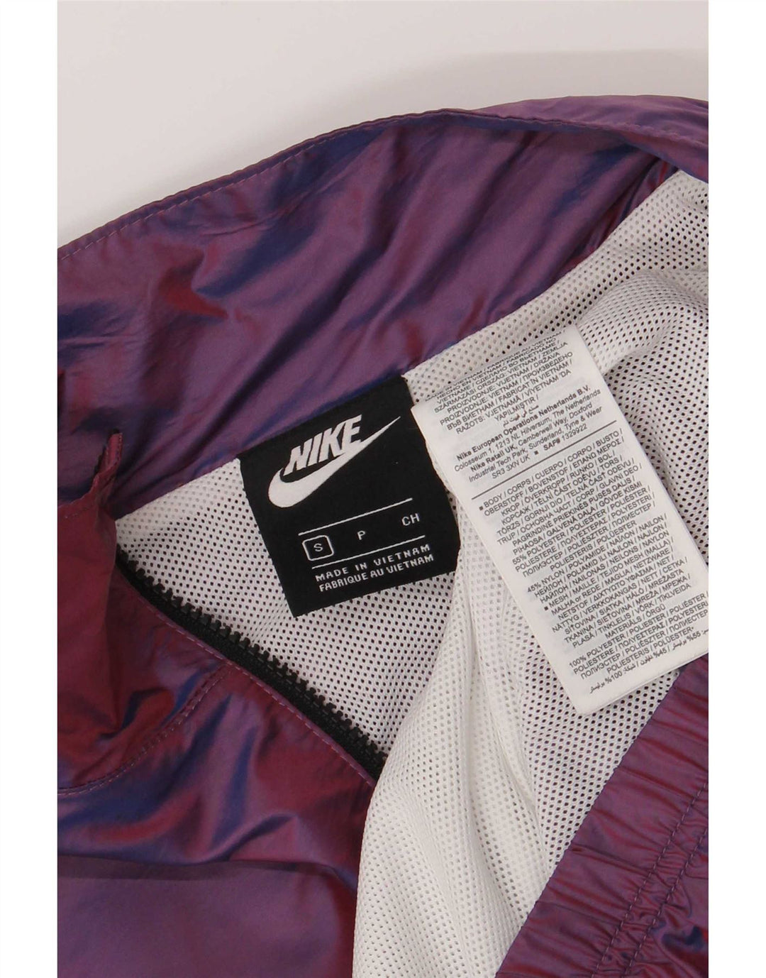 Damska bluza dresowa Nike Oversized Graphic UK 10, mała fioletowa