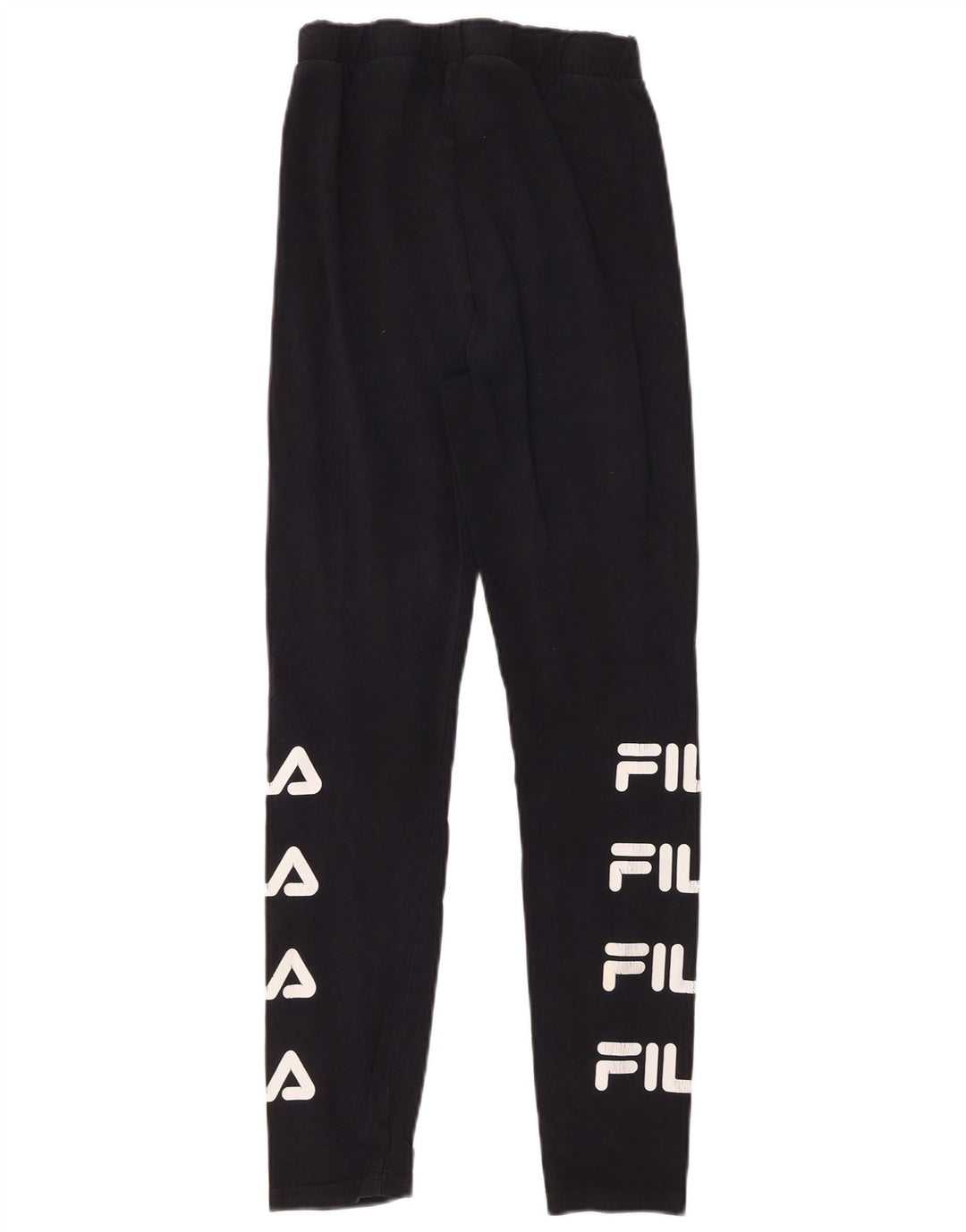 Damskie legginsy FILA Graphic UK 10 Small, czarne, bawełniane