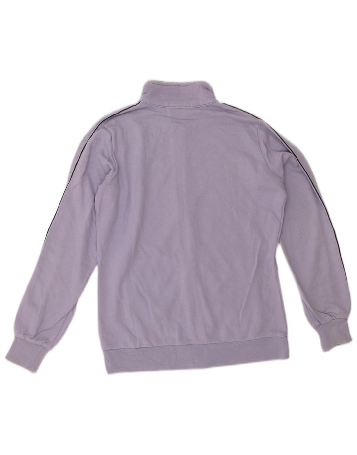 CHAMPION Womens Tracksuit Top Jacket UK 10 Small Purple Cotton