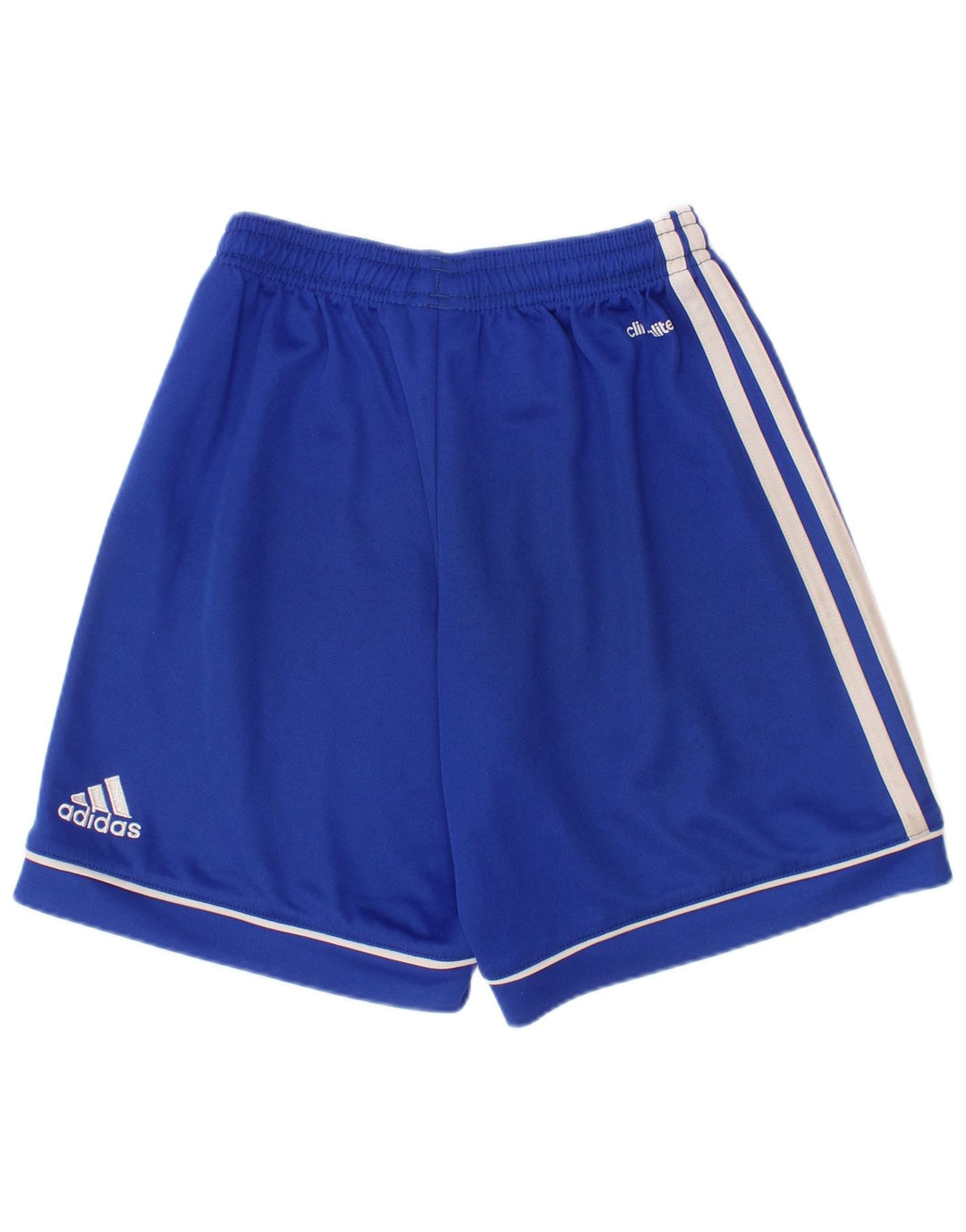 Spodenki sportowe chłopięce Adidas Climalite 9-10 lat, niebieskie, poliestrowe