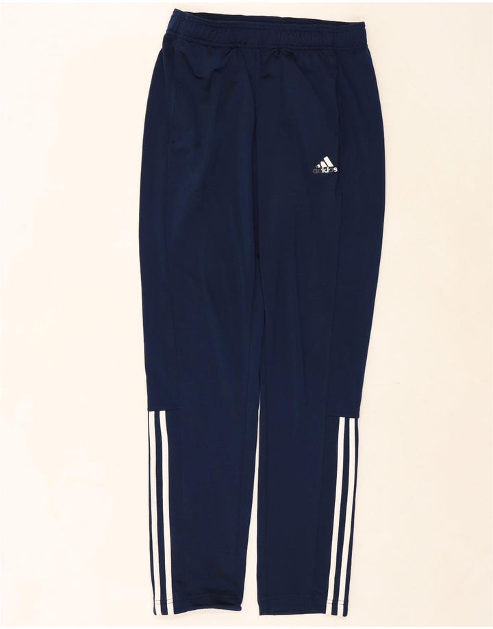 ADIDAS Mens Tracksuit Trousers Small  Navy Blue Polyester Vintage Adidas and Second-Hand Adidas from Messina Hembry 
