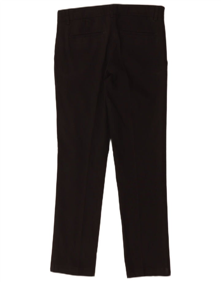 Marks & Spencer Spodnie chłopięce slim garniturowe 12-13 lat W28 L27 Czarny poliester