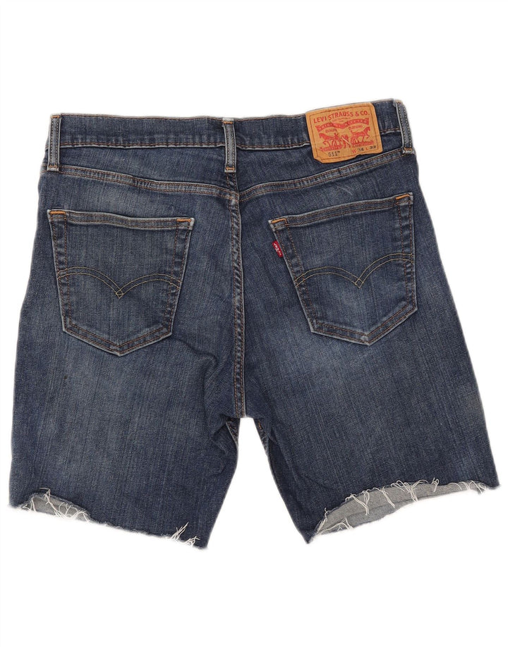 Męskie spodenki jeansowe LEVI'S 511 W34, duże, niebieskie, bawełniane