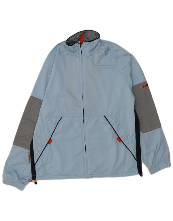 BRUGI Męska kurtka dresowa Top z poliestru w kolorze średnioniebieskim