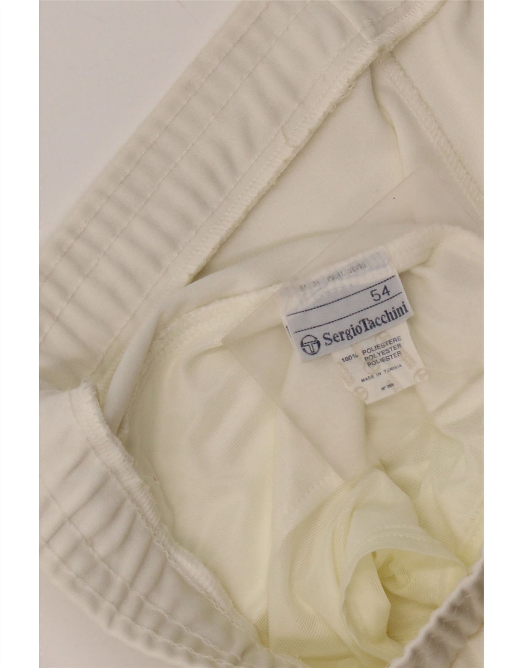 Męskie spodenki sportowe Sergio Tacchini IT 54 XL, biały poliester