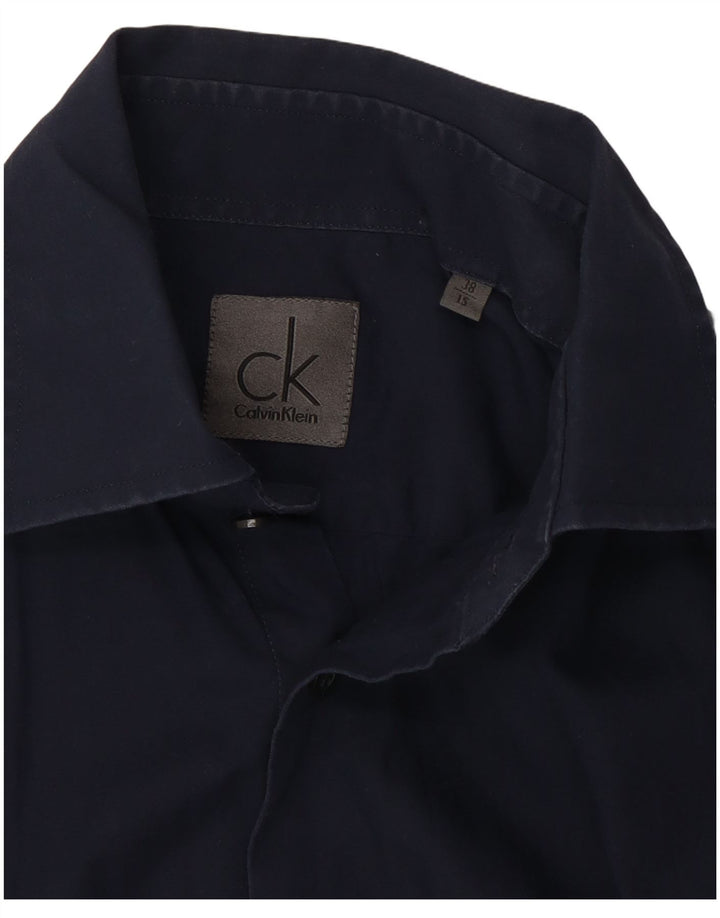 Koszula męska Calvin Klein rozmiar 38 15 Średni granatowy, bawełniany