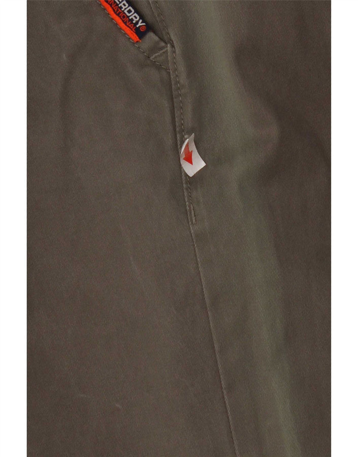 Męskie spodnie cargo Superdry W34 L30 Khaki, bawełna