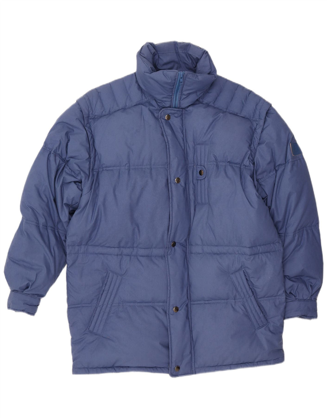 Męska ocieplana kurtka VINTAGE IT 48 Średni niebieski poliester