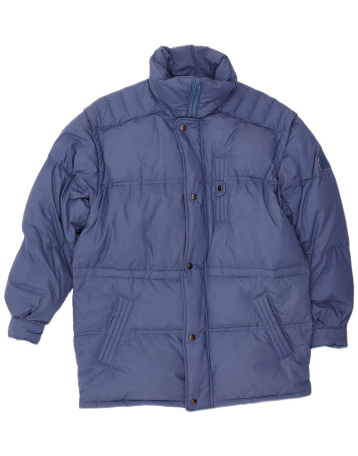 Męska ocieplana kurtka VINTAGE IT 48 Średni niebieski poliester