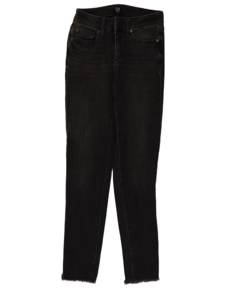 Damskie jeansy skinny Gap W27 L31 Szara bawełna