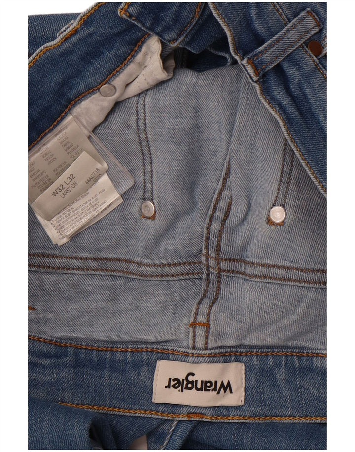 WRANGLER Męskie jeansy Larston Slim W32 L29 Niebieskie bawełniane