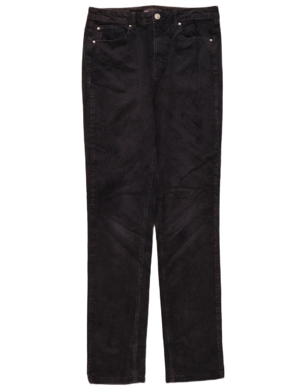 Spodnie sztruksowe Marks & Spencer UK 12 Medium W30 L33 Granatowe