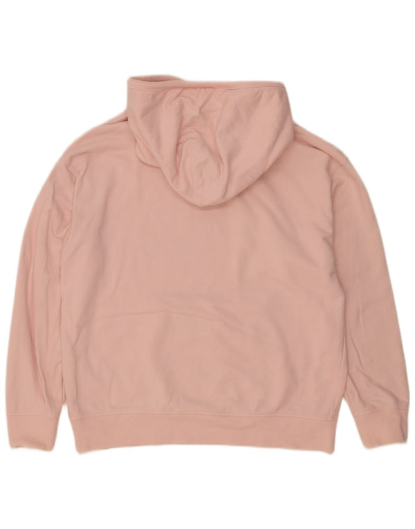 Damski sweter z kapturem Levi's UK 16, duży, różowy, bawełniany