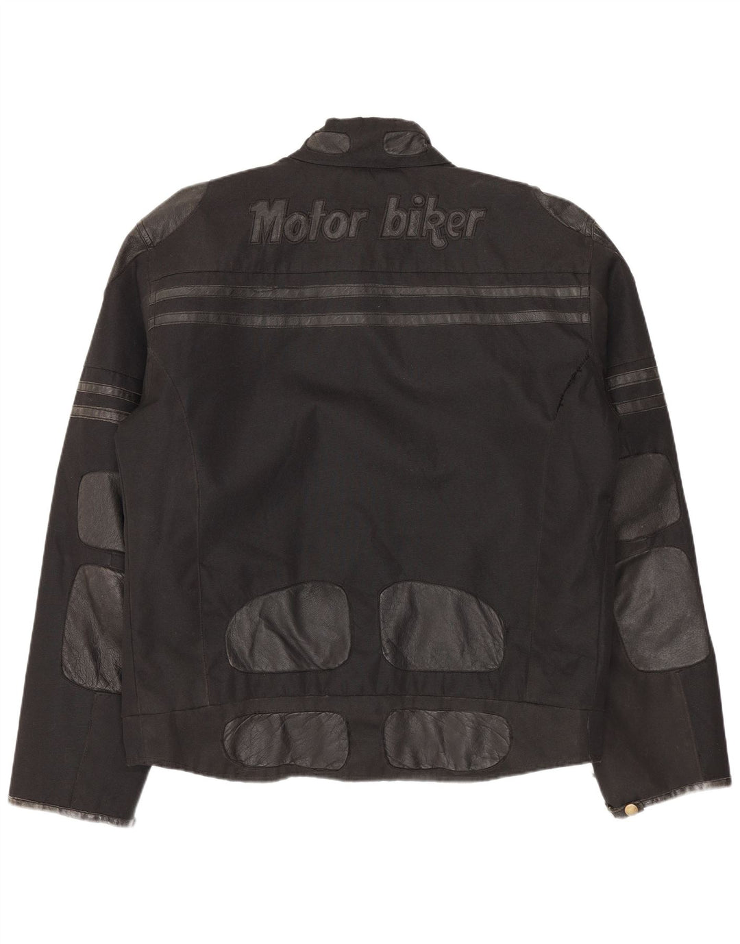 Męska kurtka motocyklowa Master Graphic UK 40, duża, czarna, nylonowa