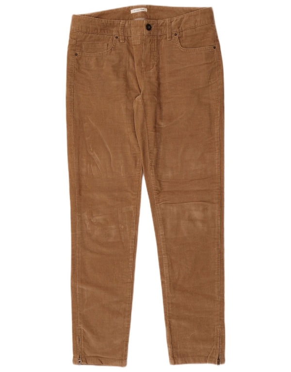Spodnie sztruksowe Massimo Dutti Damskie Slim EU 38 Small W28 L29 Beżowe