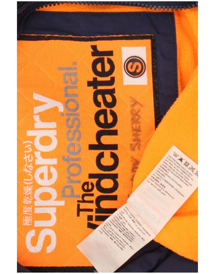 Męska kurtka wiatrówka Superdry The Windcheater UK 36, mała granatowa