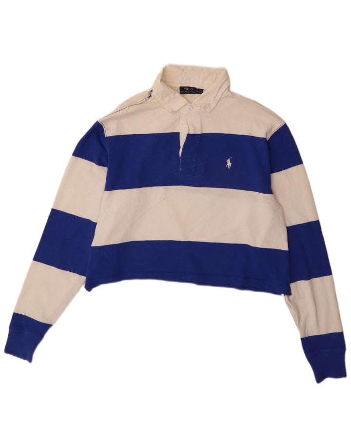 Damska bluza oversize Polo Ralph Lauren UK 14, średnia biel