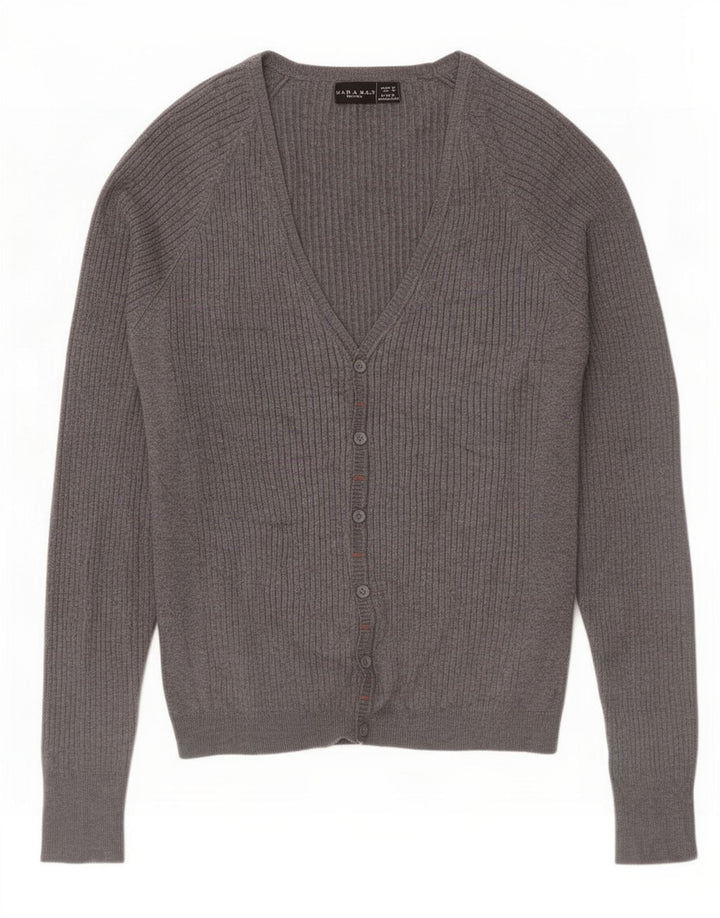 Męski sweter Zara, średnioszary, wiskoza
