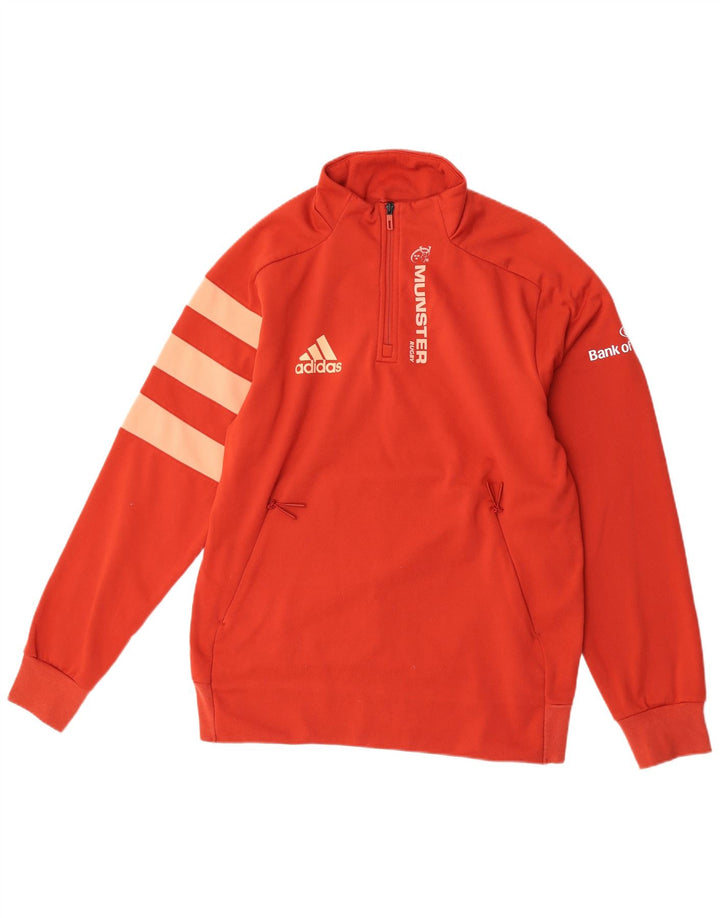 Adidas Męska bluza Munster Rugby Graphic Jumper, duża, pomarańczowa