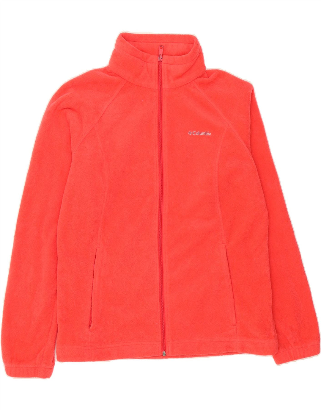 COLUMBIA Mens Fleece Jacket Large Red Polyester Vintage Columbia and Second-Hand Columbia from Messina Hembry 