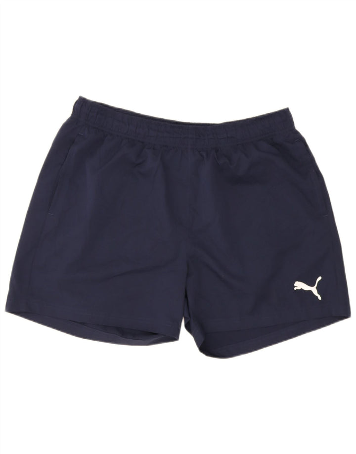 Męskie spodenki sportowe Puma XL, granatowe, poliestrowe