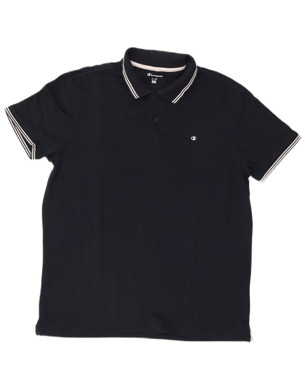 Męska koszulka polo Champion Easy Fit 2XL, granatowa, bawełniana