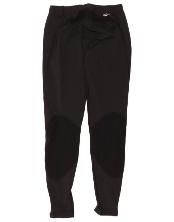 Damskie spodnie dresowe Adidas Climacool UK 14, średni czarny poliester