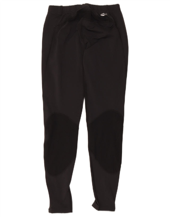 Damskie spodnie dresowe Adidas Climacool UK 14, średni czarny poliester