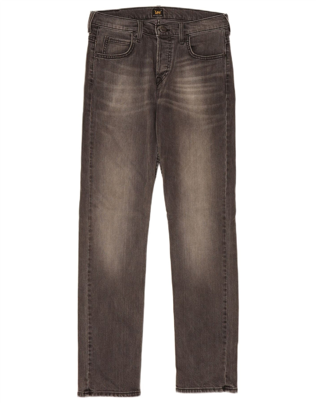Damskie jeansy Lee Powell Slim W30 L32 Szara bawełna