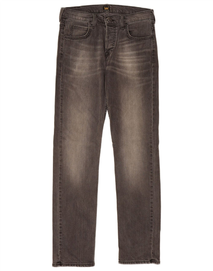 Damskie jeansy Lee Powell Slim W30 L32 Szara bawełna