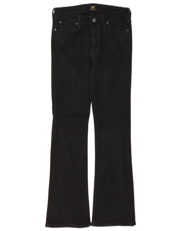 Damskie jeansy Lee Hoxie Bootcut W28 L31, czarne, bawełniane
