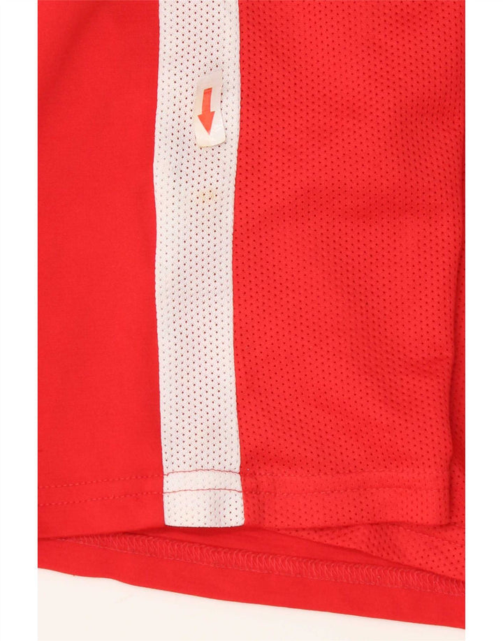 Męski T-shirt Nike Dri Fit Top, średni czerwony poliester