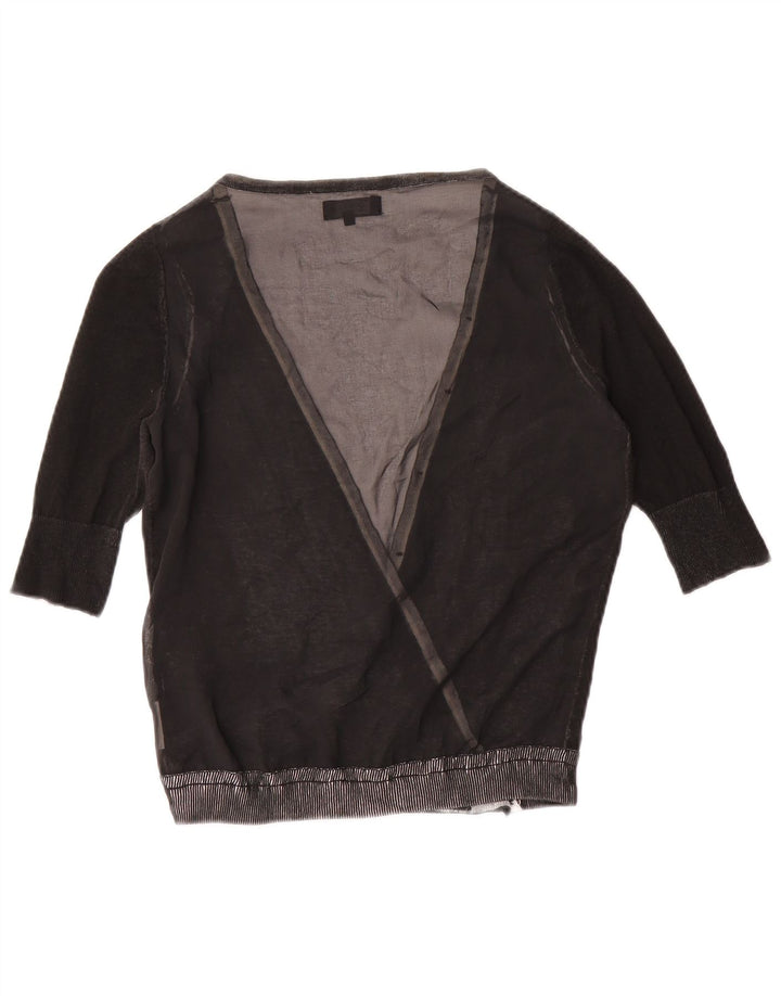 Damski sweter rozpinany Guess z rękawem 3/4 UK 12, średni szary